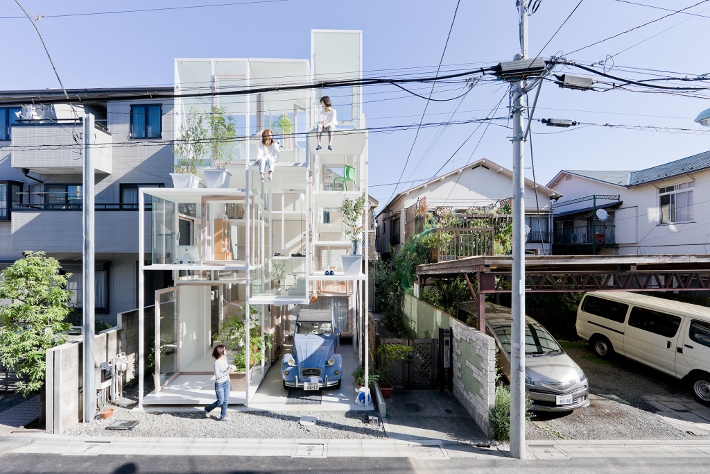 Casa trasparente Fujimoto transparent house Tokio Luigi Ottolini